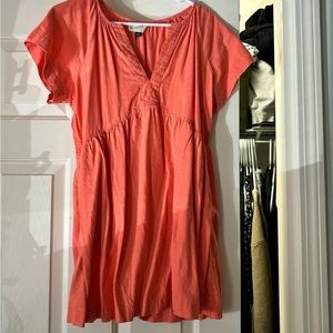 coral mini dress